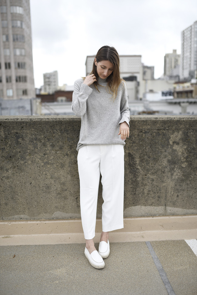 The Wide Leg Pants with Flats Trend—a Super Fashion Forward Trend for ...